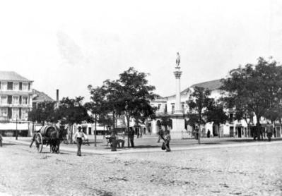A Praça em 1909 – Arquivo Municipal Américo Ribeiro